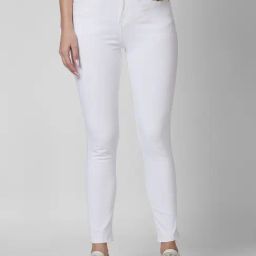 Spykar White Slim Fit High Rise Jeans-image-98