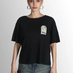 Bene Kleed Black Cotton Printed T-Shirt-picture-21