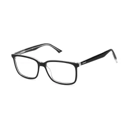 Polaroid Black Rectangular Eye Frames for Men image 1