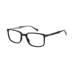 Levi's Black Rectangular Eye Frames for Men image 1