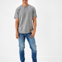 American Eagle Men Blue AirFlex+ Athletic Skinny Jean-image-74