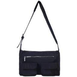 Lino Perros BlackSolid Medium Cross Body Bag-96
