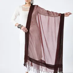 A R SILK DUPATTA HUB Organza Dupatta-picture-12
