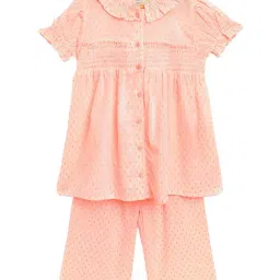 Cherry Crumble by Nitt Hyman Kids Pink Polka Dot Berry Nightsuit-image-28