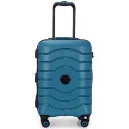 It luggage Intervolve Teal Blue Textured Extra Large Hard Cabin Trolley - 26 Inch-image-1