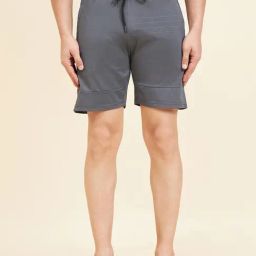 Sweet Dreams Grey Regular Fit Lounge Shorts-image-37