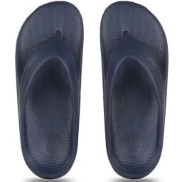 Hush Puppies by Bata Men's CRISTAIN Navy Flip Flops-image-94