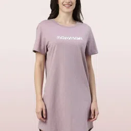 Enamor Mauvelous Printed Lounge Dress-picture-49