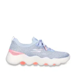 Skechers Women's GO WALK MASSAGE FIT - UPSURGE Grey Pink Walking Shoes-image-16