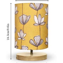 Homesake Multicolor Wood Table Lamp image 5