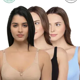Inner Sense Multicolor Full Coverage Bra - Pack of 3-picture-26