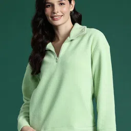DressBerry Fleece Shirt Collar Sweatshirt-picture-45