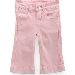 U.S. Polo Assn. Kids Pink Solid Bootcut Jeans-picture-43