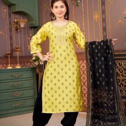 Aarika Girls Green Embroidered Kurti-image-92