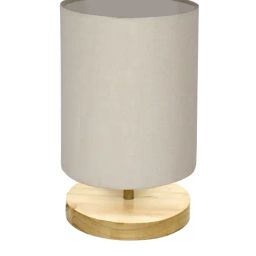 Homesake Khadi Wood Table Lamp image 3