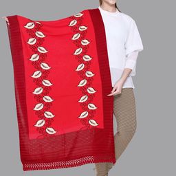 Tones-N-Shades Floral Woven Design Woollen Shawl-picture-3