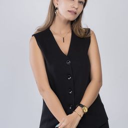 D'Almirah V-Neck Waistcoat-45