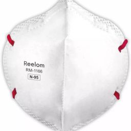 Reelom RM-1166 N95 6 Layer Protection Headloop Cloth Mask White (Pack of 20)-picture-42