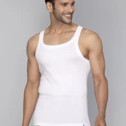 XYXX White Square Neck Vest-image-14