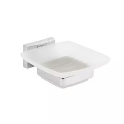 Somany Soap Dish Signature Collection Optimus Square Series Wall Mount Chrome Finish Metal Body, 272151450051-image-18