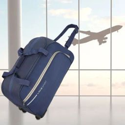 Lavie Sport Galactic M Medium Size 57 cms Wheel Duffle Bag  | 2 Wheel Duffle Bag  (Navy)-image-90