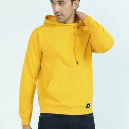 XYXX Yellow Regular Fit Hooded Sweatshirt-picture-28