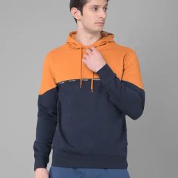 Dollar Navy Regular Fit Colorblock Hoodie-picture-33