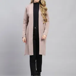 Monte Carlo Women Woollen Longline Cardigan-image-82