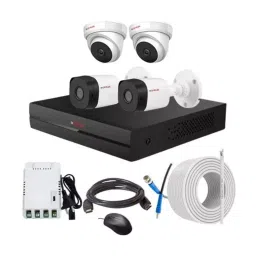 CP PLUS CCTV Combo Kit 2.4 MP Indoor & Outdoor with 4 Channel DVR, 2 Dome 2 Bullet Camera, 4 Channel SMPS, 70 m Copper Cable & Connectors-image-99