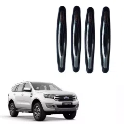 SPREADX Plastic Car Compact Black Colour Elegant Door Guard Protection Universal Type  Suitable for Ford Endeavour Type-2 (Set of 4 Pcs)-36