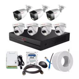 CP PLUS CCTV Combo Kit 2.4 MP Full Colour HD Audio Indoor & Outdoor with 8 Channel DVR, 4 Dome 3 Bullet Camera, 8 Channel SMPS, 70 m Cable, 500 GB HDD & Connectors-image-81