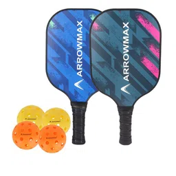 ARROWMAX 2 Pcs Pickleball With 4 Pcs Balls-image-67