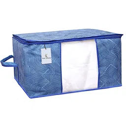 Kuber Industries Blue Set of 4 Regular Drawer Organiser Organisers image 4