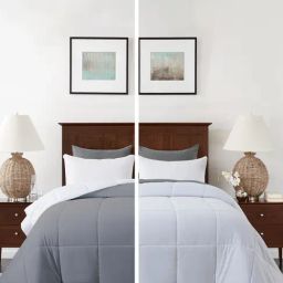 Razzai White Poly fill Basic Comforters-image-4