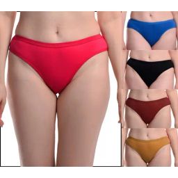 AROUSY Red & Blue Cotton Panties - Pack Of 5-image-48