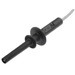 RS PRO Test lead, 10A, 5kV, Black, 1m Lead Length, 4233175-48