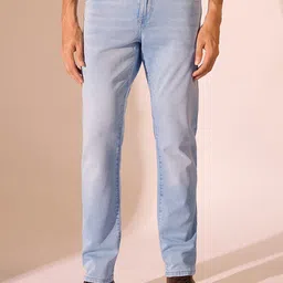 SELECTED Men Straight Fit Mid-Rise Light Fade Stretchable Jeans-image-11