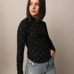 Only Black Printed Top-17