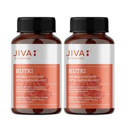 Jiva Set Of 2 Kutki Capsules For Liver Support & Detox - 60 Capsules Each-24