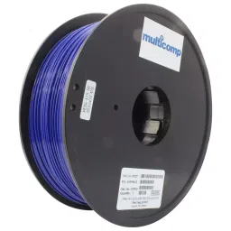 MULTICOMP PRO 3D Printer Filaments 3D PRINTER FILAMENT, PETG, 1.75MM, BLUE, MC011473-13