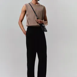 H&M Relaxed Fit Linen-Blend Trousers-image-53