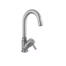 Parryware Agate Pro Single Lever Deck Mounted Swan Neck Pillar Cock-G3303A1-picture-41