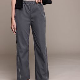 Roadster Tailored Slim Fit Trousers-image-55