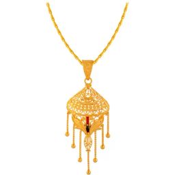 p.c. chandra jewellers P.C. Chandra 22 kt Gold Pendant-picture-12