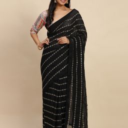 Suha Embellished Embroidered SequinnedSaree-image-89