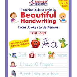 Teaching kids to Write in Beautiful Handwriting From Strokes to Sentences Print Style - English-10