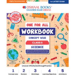 Oswaal One For All Workbook | Concept Wise Class-5 Science Book | For Latest Exam-22