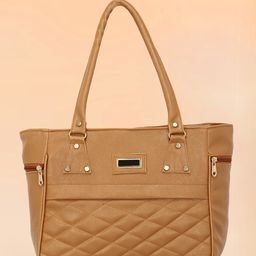 Fargo Women's Artificial Leather Shoulder Bag - Bronze-image-4