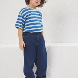 Trendyol Boys Regular Fit Mid-Rise Cotton Jeans-picture-8