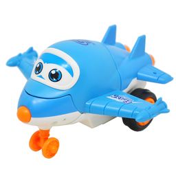 NEGOCIO Unbreakable Aeroplane with De-Formation Robot Function Toy for Small Kids with Friction Function, Best Toy for Boys and Girls- PACK OF 1- COLOR MAY VARY image 3